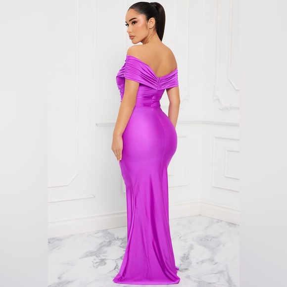 FASHION NOVA Ignore The Romance Maxi Dress – Purple - Picture 5 of 11